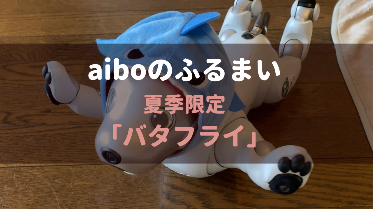 夏季限定 Aiboのふるまい バタフライ Fun Fun Aibo